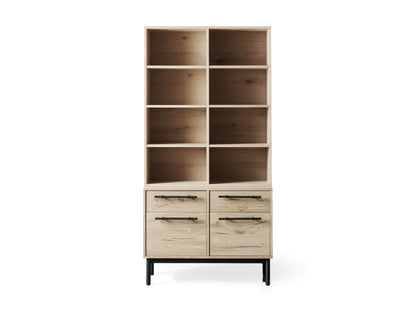 Sullivan Bookcase with File Base