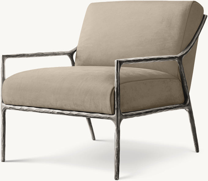 Thaddeus Slope Arm Leather Chair