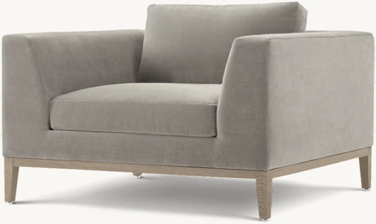 Italia Taper Arm Chair - Oak Base