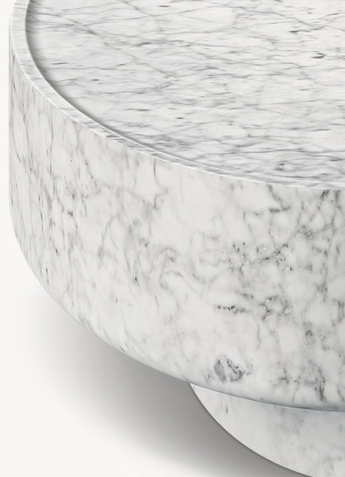 Vitolo Carved Oval Coffee Table