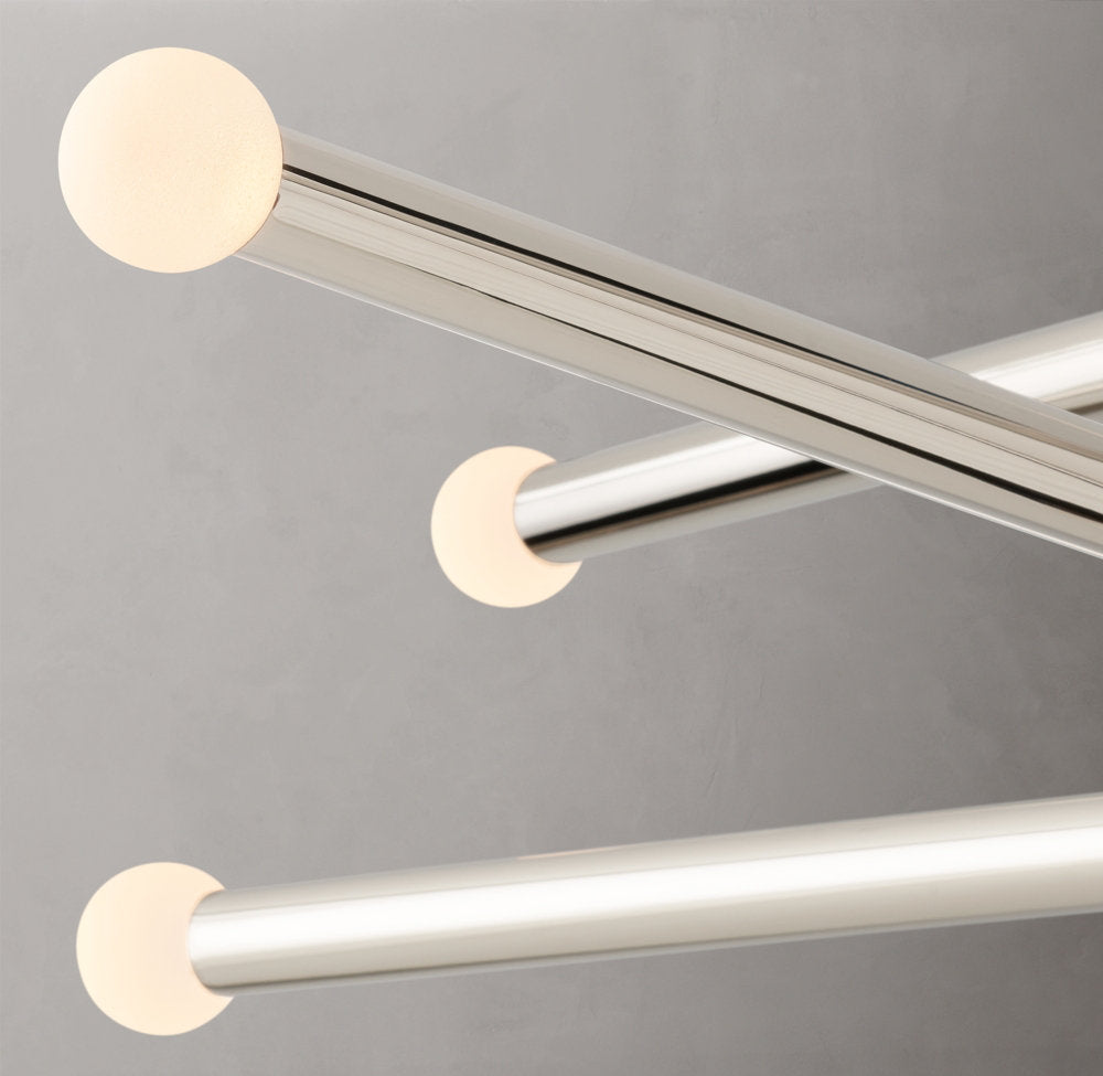 Rousseau 8-Light Mobile Orb Chandelier