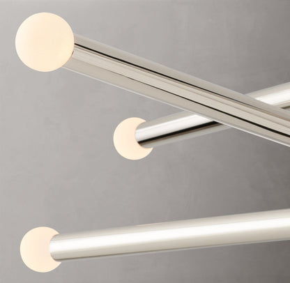 Rousseau 8-Light Mobile Orb Chandelier