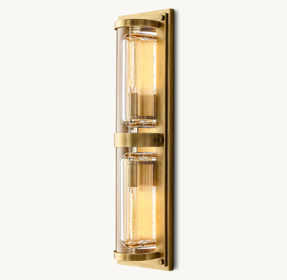 Savile Round Linear Sconce
