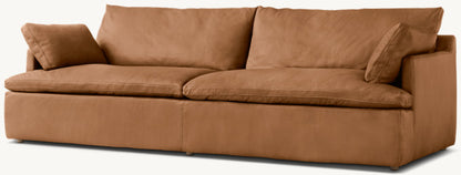 Cloud Leather Track Arm Sofa