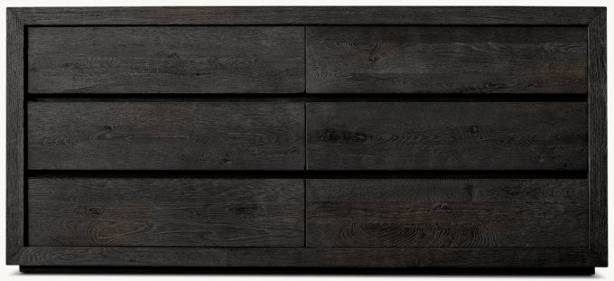 Drifted Reclaimed Oak 6-Drawer Dresser
