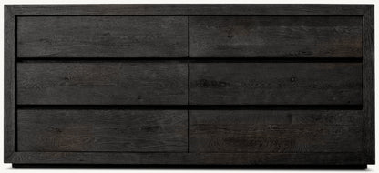 Drifted Reclaimed Oak 6-Drawer Dresser