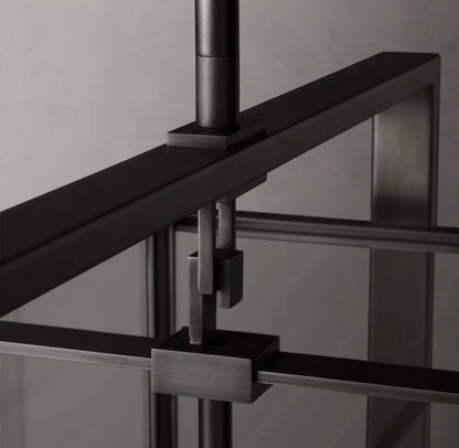 Beckman Rectangular Chandelier 72"