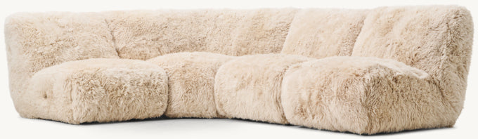 Yeti Recliner Modular 4-piece L-Sectional