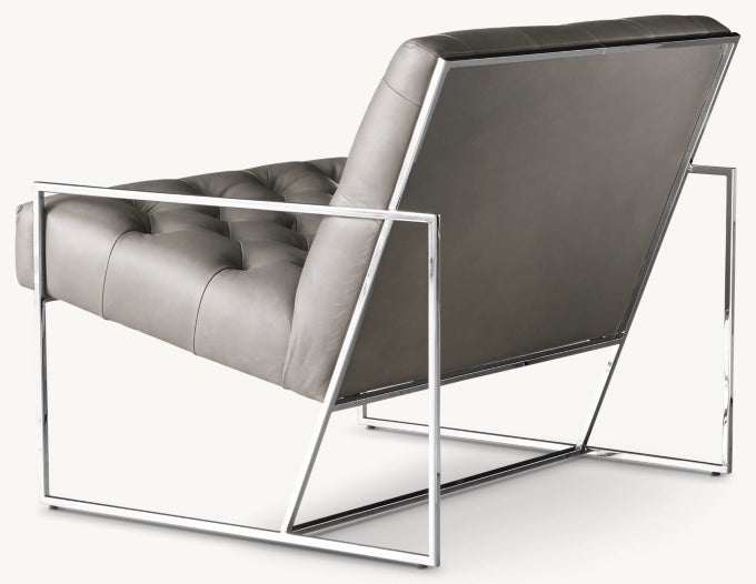 Marsden tufted Leather Chair