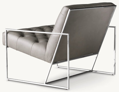 Marsden tufted Leather Chair