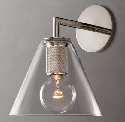Utilitaire Funnel Shade Sconce