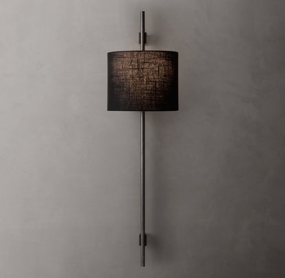 Vela Round Bar Sconce - Round Shade