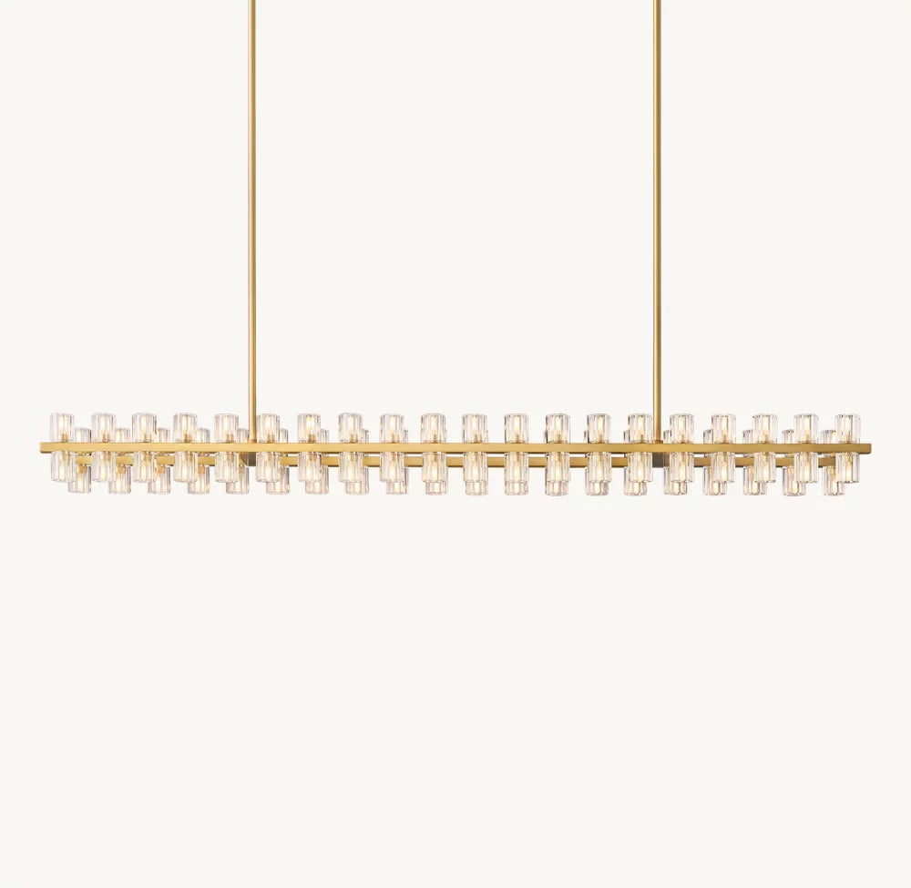 Arcachon LED Rectangular Chandelier 72"