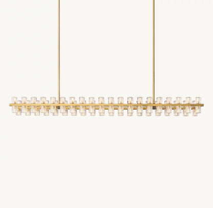 Arcachon LED Rectangular Chandelier 72"