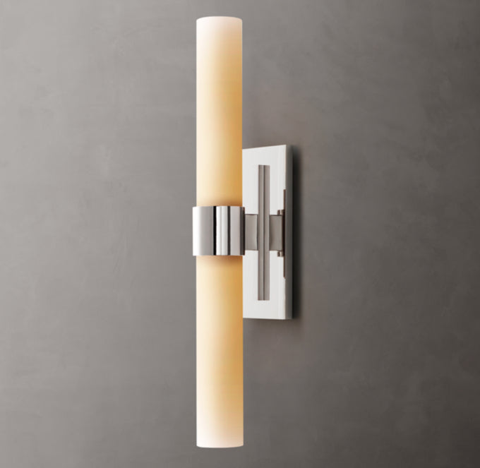 Ravelle Milk Glass Linear Sconce