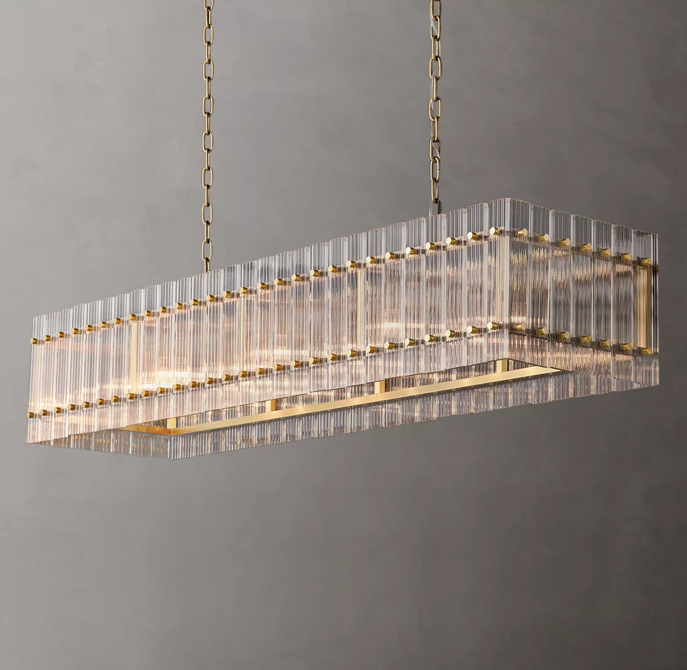 San Marco Rectangular Chandelier 54"