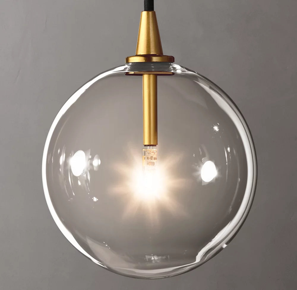 Glass Globe Mobile Pendant