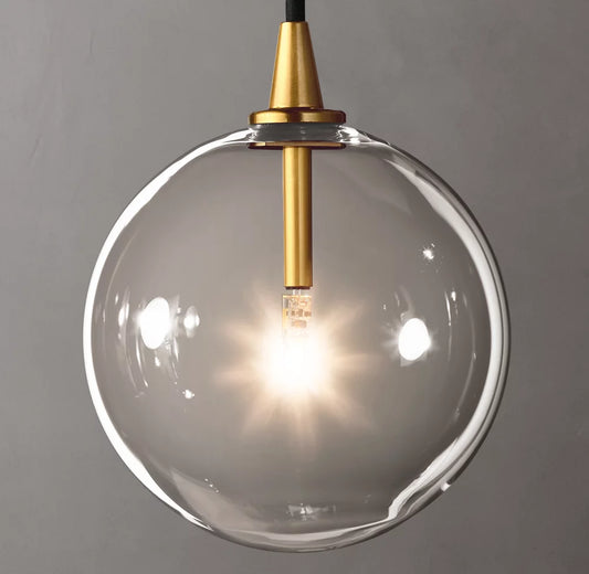 Glass Globe Mobile Pendant