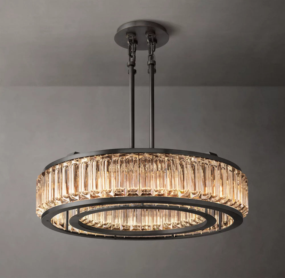 Maurier Round Chandelier 37"