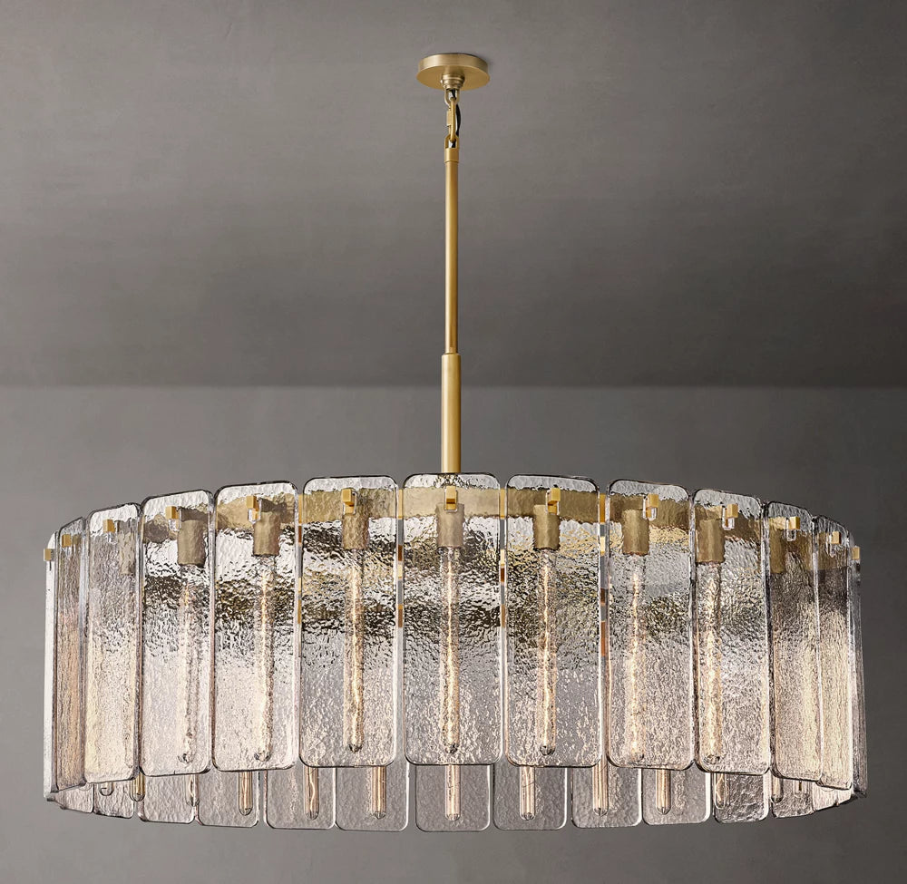 Calamette Glass Round Chandelier 48"