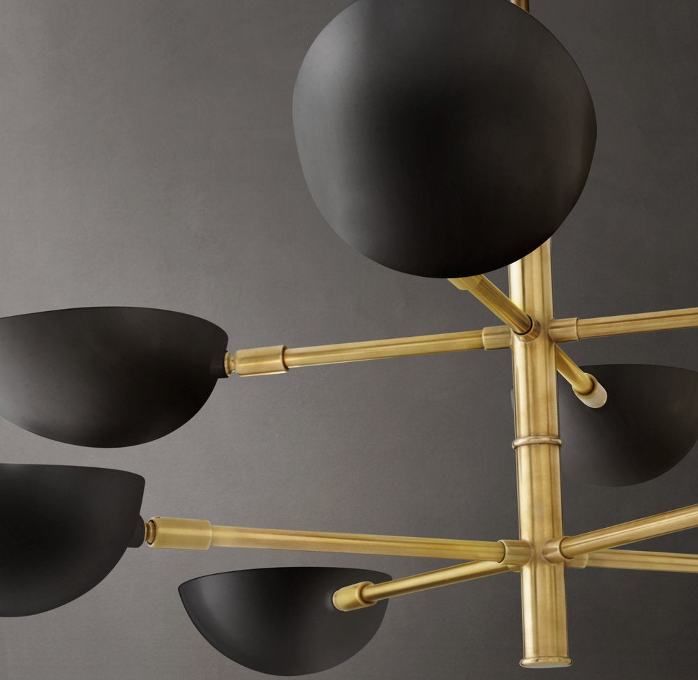 Graphic Chandelier 38"