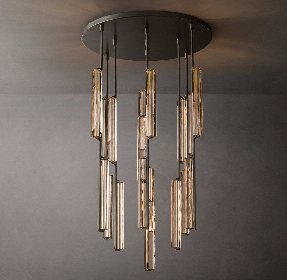 Audubon Crystal Round Chandelier 40"