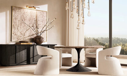 Rain Round Chandelier 60"