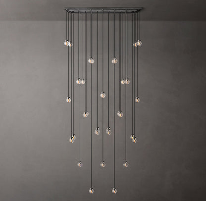 Pearl Rectangular Chandelier 72"