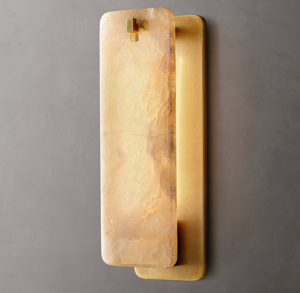 Calamette Onyx Sconce