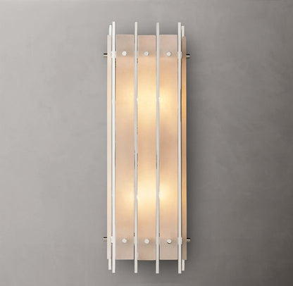 San Marco Alabaster Grand Rectangular Sconce
