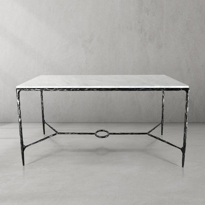 Thaddeus Rectangle Marble Desk