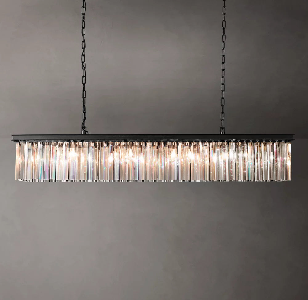 Rhys Rectangular Chandelier 60"