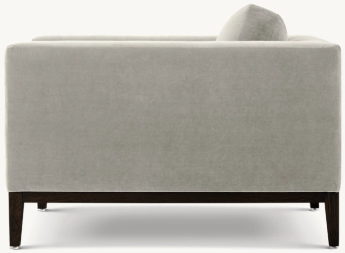 Italia Taper Arm Chair - Oak Base