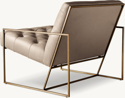 Marsden tufted Leather Chair