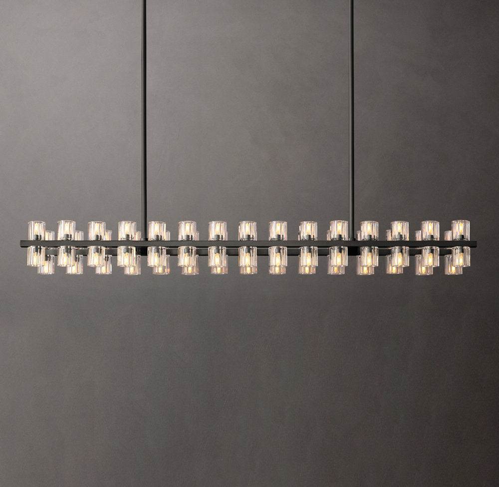 Arcachon LED Rectangular Chandelier 54"