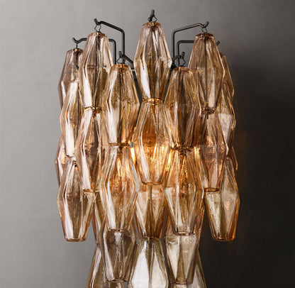 Chiara Smoke Glass Sconce