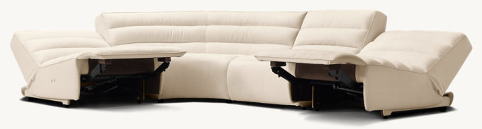 Chelsea Recliner Modular 4-piece Armless L-Sectional