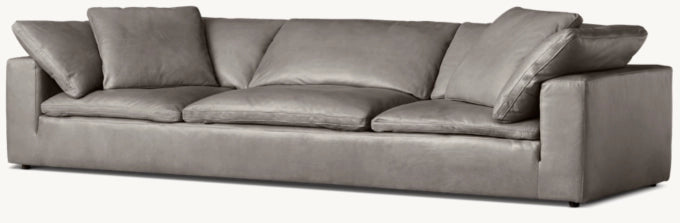 Cloud Leather 3-Cushion Sofa