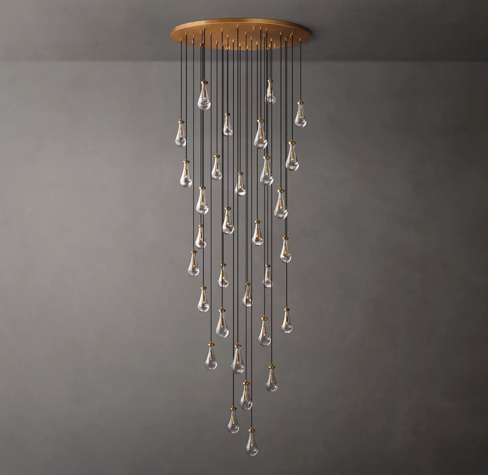 Rain Round Chandelier 60"