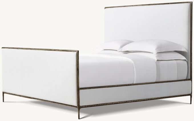 Thaddeus Fabric Panel Bed with Footboard