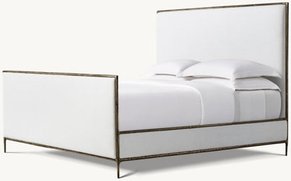 Thaddeus Fabric Panel Bed with Footboard