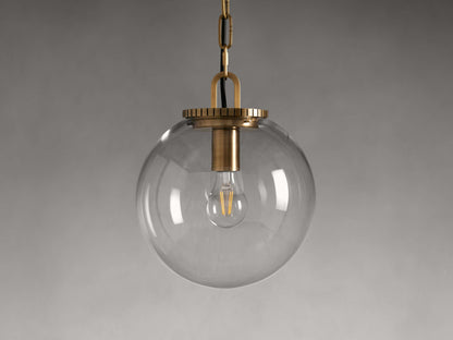 Wescott Globe Pendant with Chain