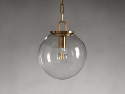 Wescott Globe Pendant with Chain