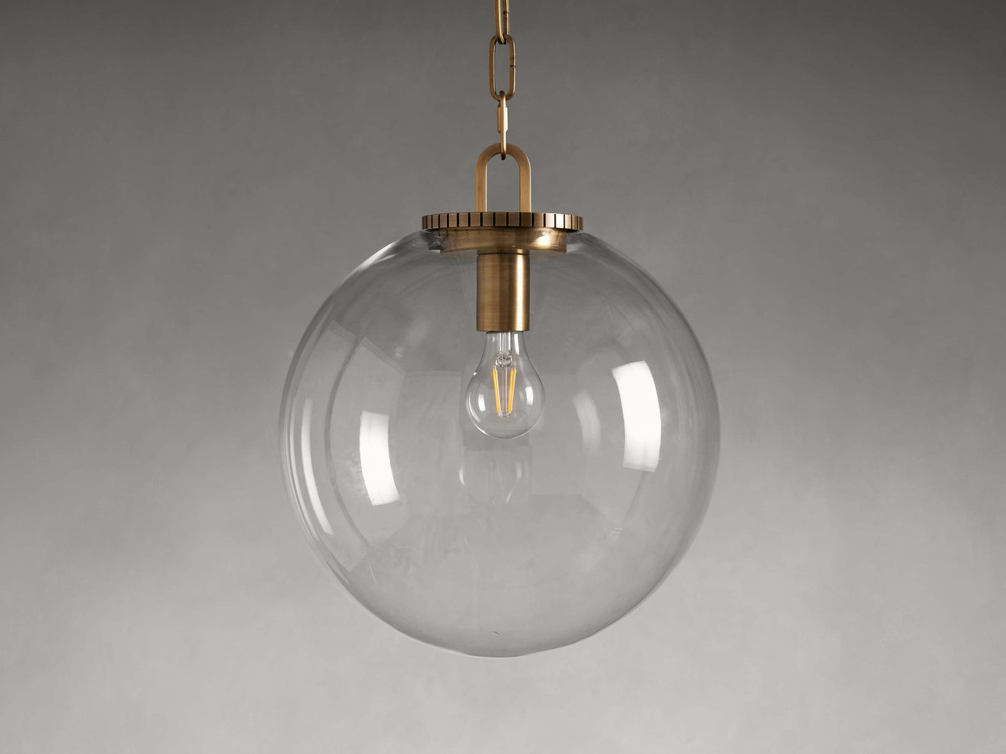 Wescott Globe Pendant with Chain