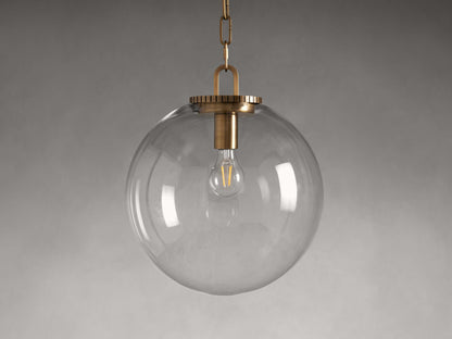Wescott Globe Pendant with Chain