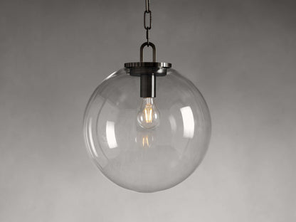 Wescott Globe Pendant with Chain