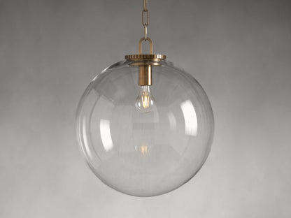 Wescott Globe Pendant with Chain