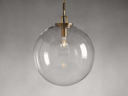 Wescott Globe Pendant with Chain