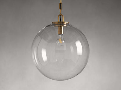 Wescott Globe Pendant with Chain