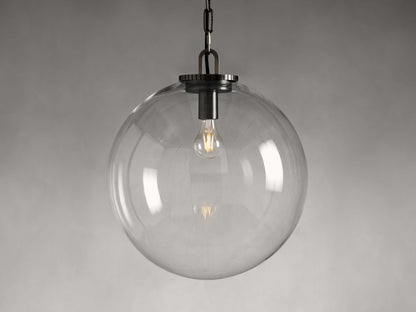 Wescott Globe Pendant with Chain